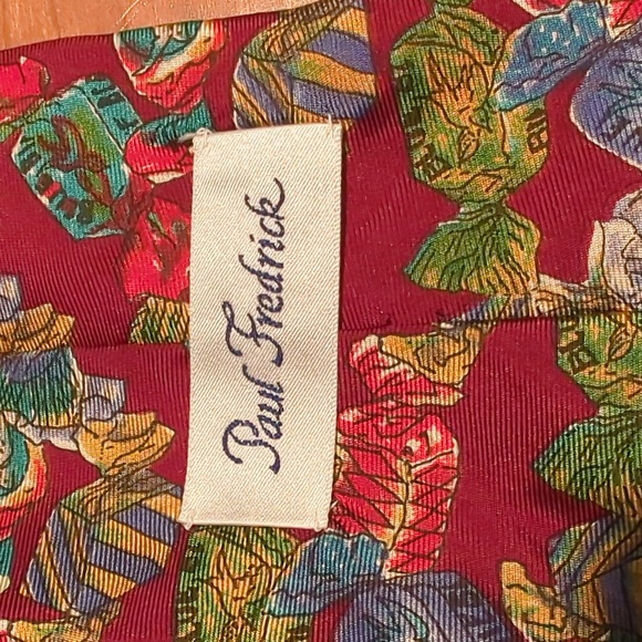 Vintage Paul Frederic novelty painted candy tie beautiful art tie. - Picture 4 of 4